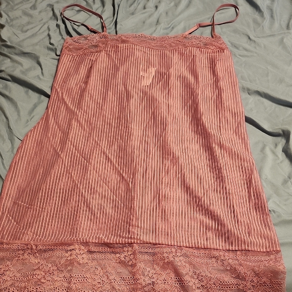 Adore Me Pink Lace Chemise